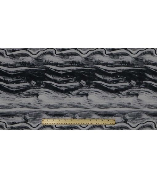Black Water Super Snuggle Flannel Fabric - Image 2