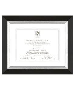11 x 14 Black Fairmont Document Frame by Place   Time