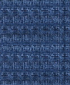 Fabric Traditions Dark Blue Crosshatch Cotton Fabric by Keepsake Calico