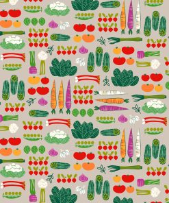 Veggies Super Snuggle Flannel Fabric