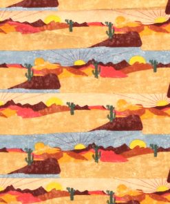 Desert Scenery Super Snuggle Flannel Fabric
