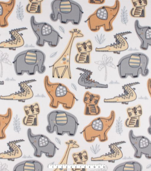 Jungle Animals Blizzard Fleece Fabric - Image 4