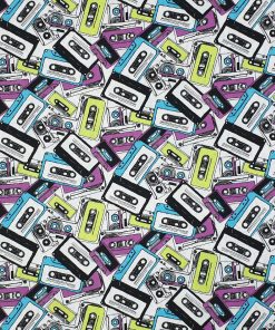 Cassettes Super Snuggle Flannel Fabric