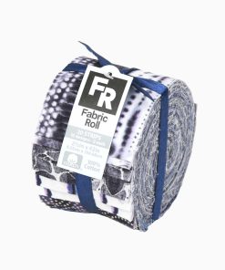 2.5 x 42 Dark Blue Blender Cotton Fabric Roll 20ct by Keepsake Calico