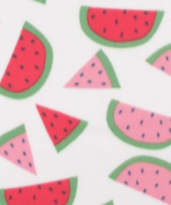 Watermelons on White Blizzard Fleece Fabric