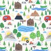 Camping Essentials Novelty Cotton Fabric