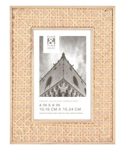 4 x 6 Wood Tabletop Picture Frame With Canning by Place   Time