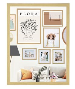 24 x 36 Natural Basic Linear Poster Frame by Place   Time