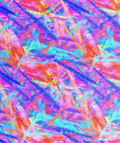 Multicolor Painterly Crosshatch Cotton Fabric by Keepsake Calico