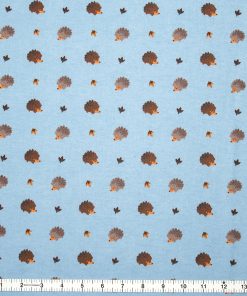 Fall Hedgehogs Super Snuggle Flannel Fabric