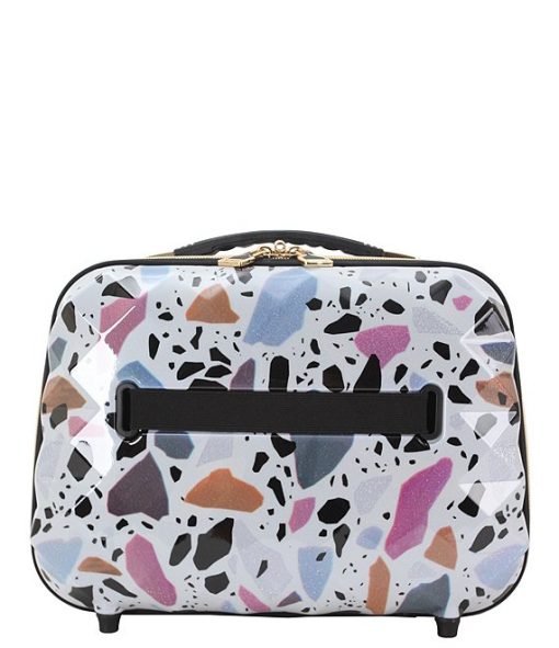 Savoir Collection Terrazzo Print Travel Beauty Case - Image 2