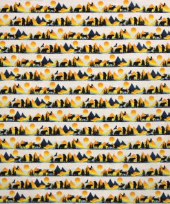 Sunset Wilderness Stripe Super Snuggle Flannel Fabric