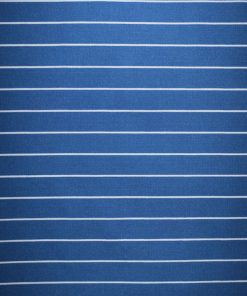 White Stripes on Blue Quilt Cotton Fabric by Quilter s Showcase