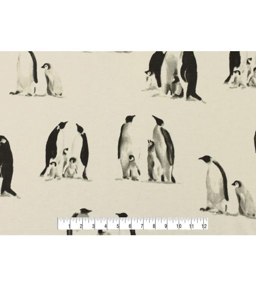 Penguins Super Snuggle Christmas Flannel Fabric - Image 4