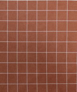 Windowpane Rust Super Snuggle Flannel Fabric