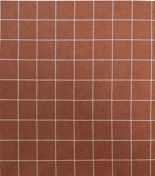 Windowpane Rust Super Snuggle Flannel Fabric