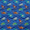 Dinos Surfing Super Snuggle Flannel Fabric
