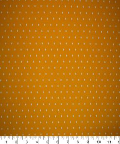Pin Dots on Apricot Quilt Cotton Fabric by Quilter s Showcase