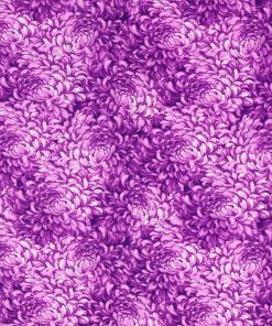 Purple Petals Watercolor Cotton Fabric by Keepsake Calico